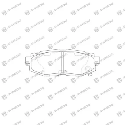 Pads coscáin D11248MH do Daewoo Magnus LA69, LF69